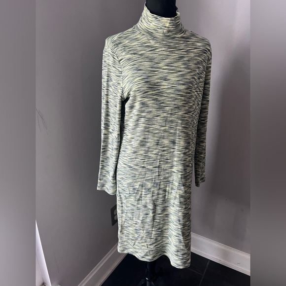 Lou & Grey Dresses & Skirts - Lou & Grey Women’s Ribbed Mock Neck Long Sleeve Dress Large